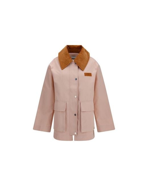 Ganni Pink Multicolor Polyester Full