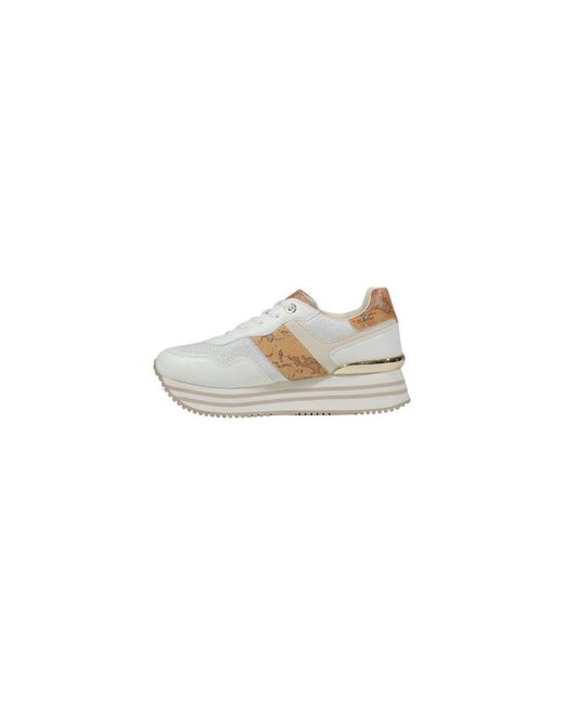 Alviero Martini 1A Classe White Polyethylene Platform Sneakers
