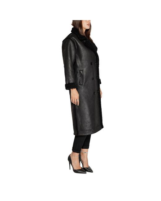CLERÉ Black Polyester Coat
