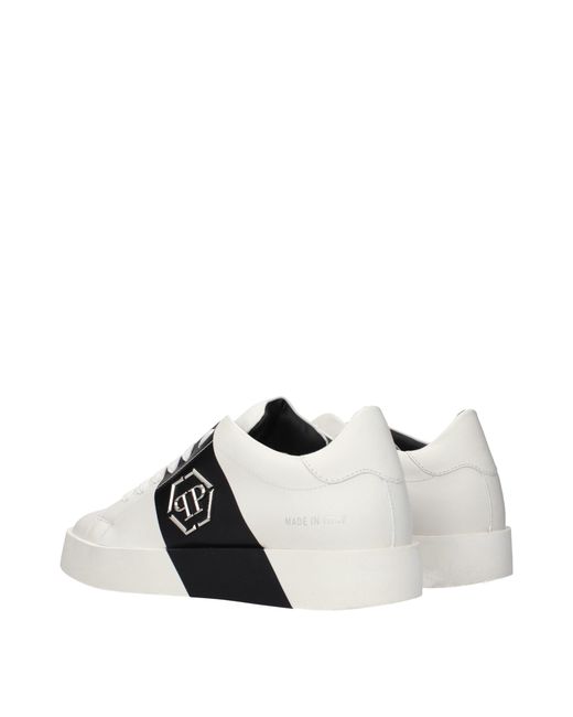 Philipp Plein White Sneakers Leather for men