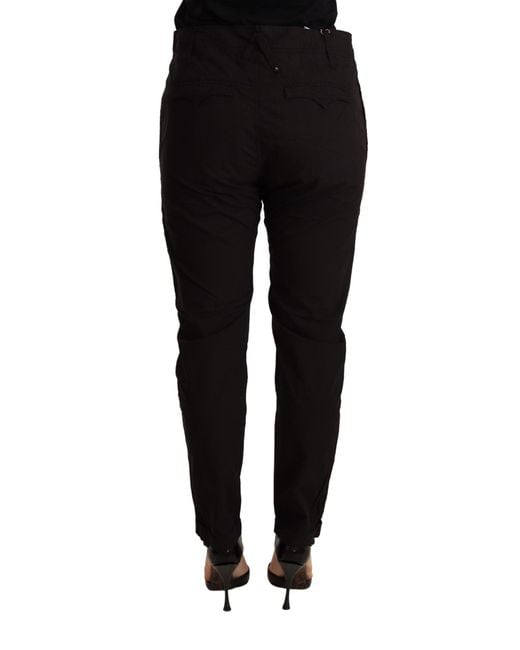 CYCLE Black Mid Waist BAGGY Fit Skinny Trouser for men