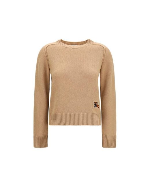 Burberry Natural Beige Cashmere Sweater
