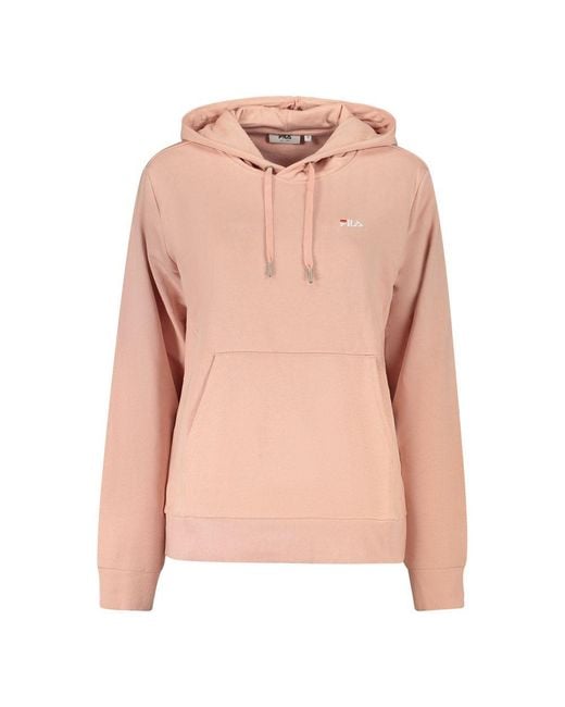 Fila Pink Cotton 's Hoodie