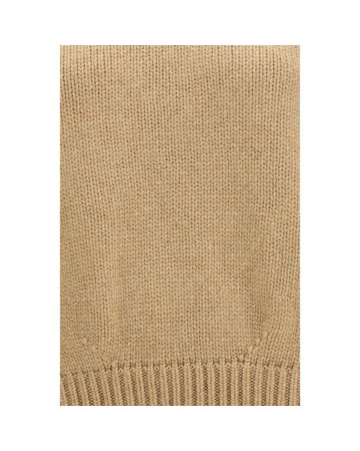Khaite Natural Beige Cashmere Sweater