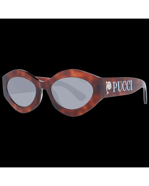 Emilio Pucci Black Brown Sunglasses