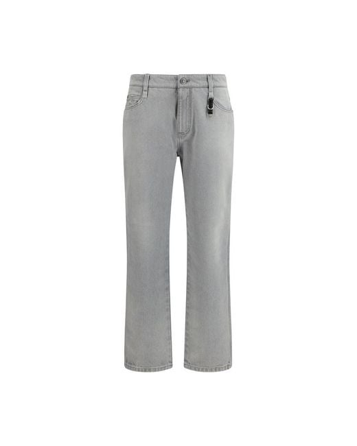 Ermanno Scervino Gray Cotton Boyfriend Jeans