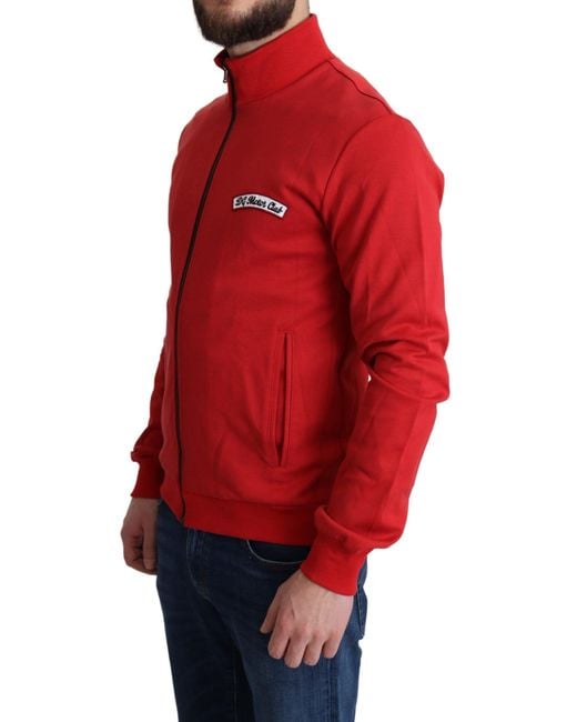 Dolce & Gabbana Dg Motor Club Zippered Cardigan Sweater for men