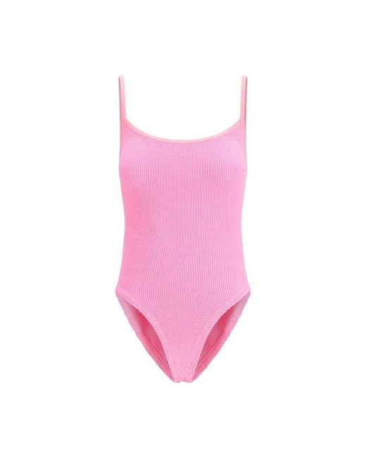 Hunza G Pink Multicolor Polyamide One