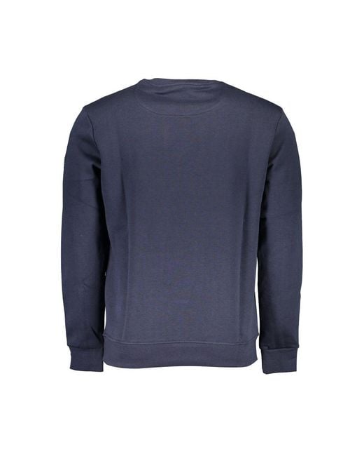 North Sails Blue Cotton Sweater for men