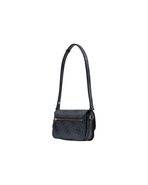 Guess Black Gray Polyethylene Handbag
