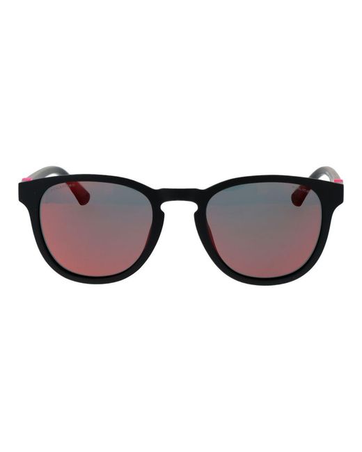 Police Red Black Plastic Sunglasses for men