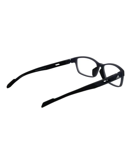 Adidas Black Gray Plastic Glasses (frames) for men