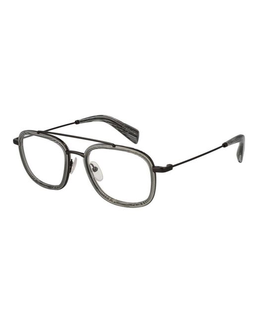 Yohji Yamamoto Brown Plastic Glasses (Frames) for men