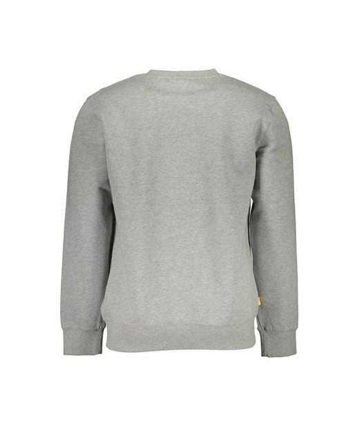 Timberland Gray Cotton Sweater for men