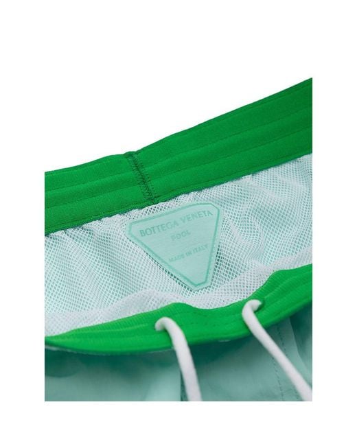 Bottega Veneta Blue Turquoise Polyamide Swim Short for men