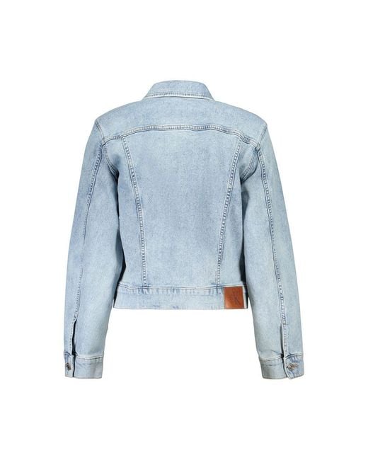 Calvin Klein Blue Azzurro Cotton S Jacket