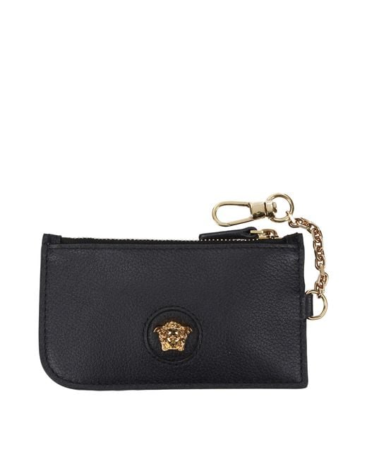 Versace Blue Leather Wallet