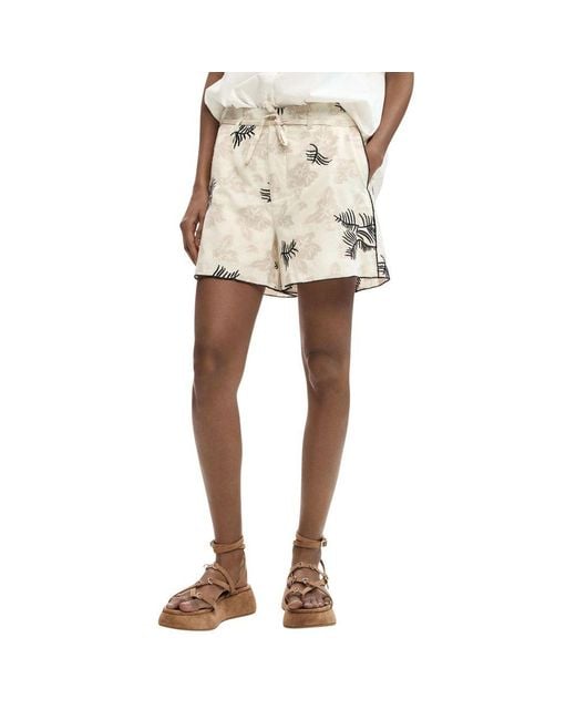 Desigual Natural Cotton Shorts