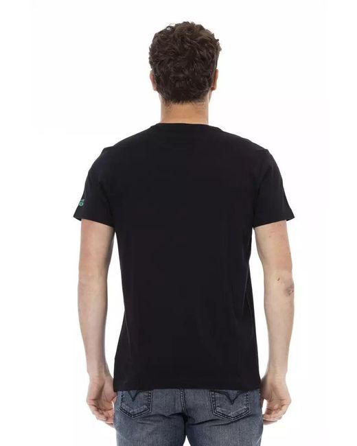 TRUSSARDI ACTION Black Cotton Men T for men