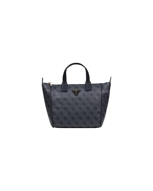 Guess Black Gray Polyethylene Handbag