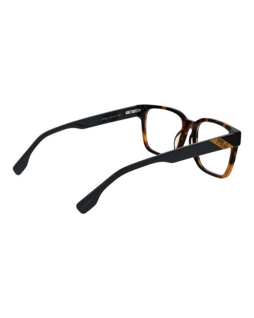 Fila Black Brown Cellulose Acetate Glasses (frames)