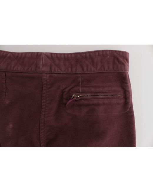 Ermanno Scervino Purple Straight Trousers
