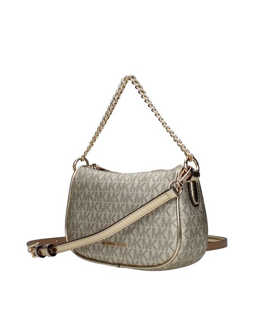 Michael Kors Gray Carmela Fabric Handbag