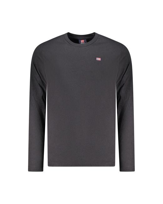 Norway 1963 Gray Black Cotton Mens T for men