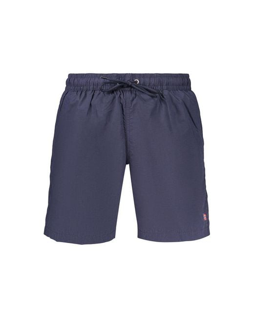 Norway 1963 Blue Polyamide Men's Swim Boxer for men