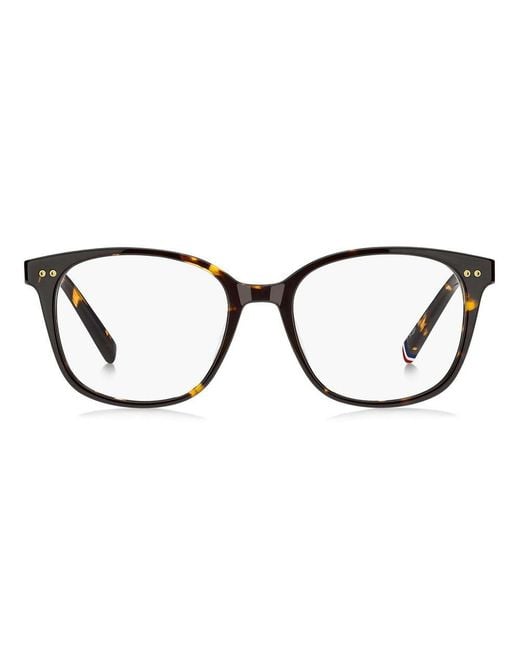 Tommy Hilfiger Black Brown Acetate Glasses (frames)