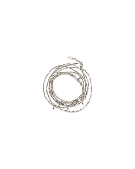 Brunello Cucinelli Metallic Gold Silver Bracelet