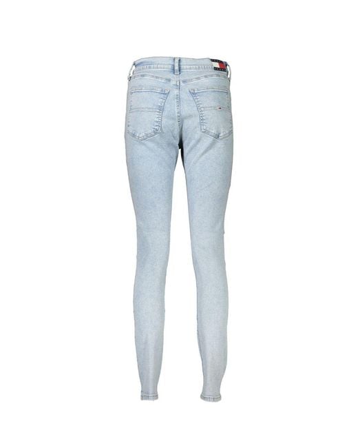 Tommy Hilfiger Light Blue Cotton Jeans & Pant