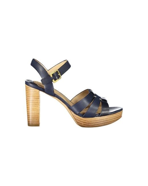 Ralph Lauren Blue Leather Sandal