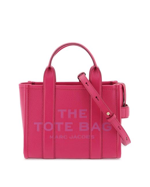 Marc Jacobs Pink The Leather Small Tote Bag