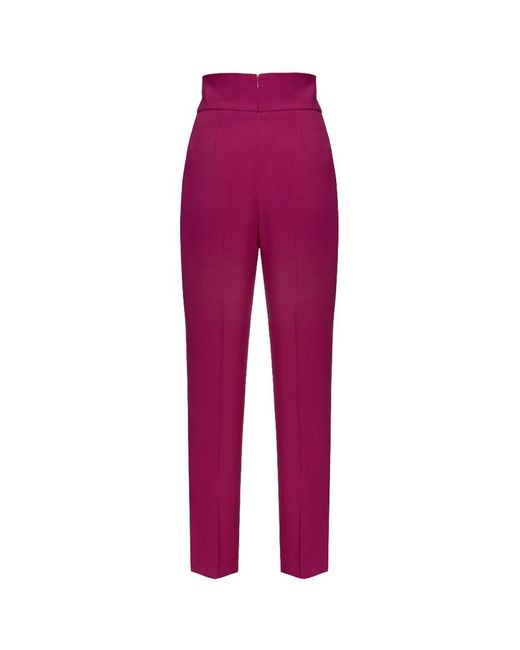 Pinko Red Purple Polyester Jeans & Pant