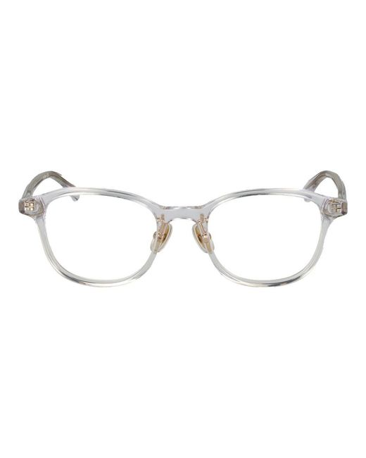 Max Mara Metallic Transparent Acetate Glasses (frames)