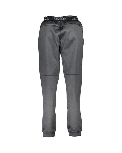 Calvin Klein Gray Nero Polyester 's Trackpant