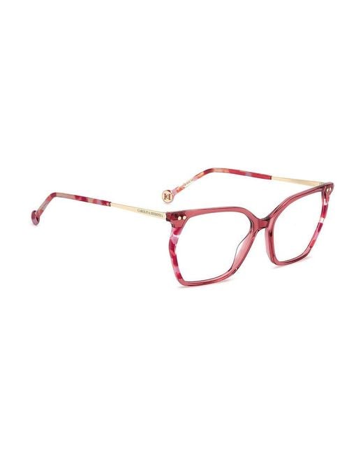 Carolina Herrera Red Pink Acetate Glasses (frames)