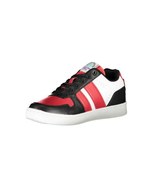 Sergio Tacchini Red Black Polyester Men Sneaker for men