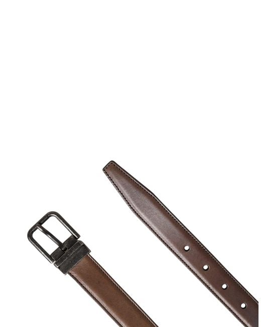 Dolce & Gabbana Brown Classic Leather Metal Buckle Belt Calf for men