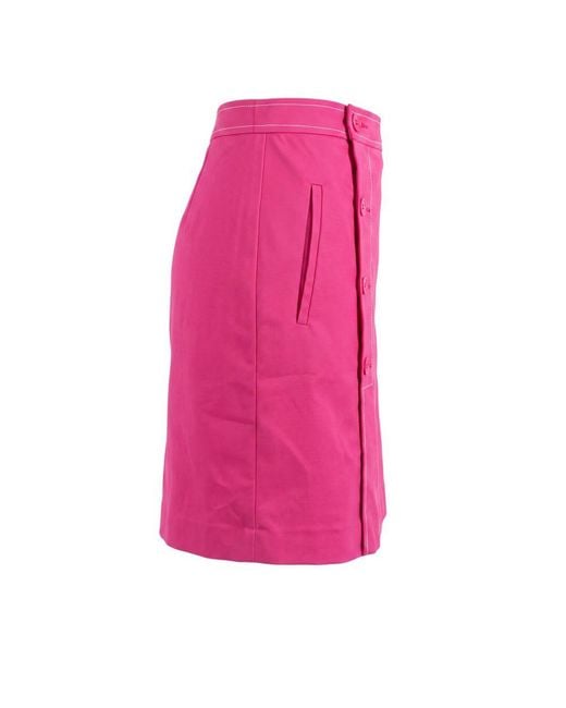 Trussardi Pink Cotton Skirt