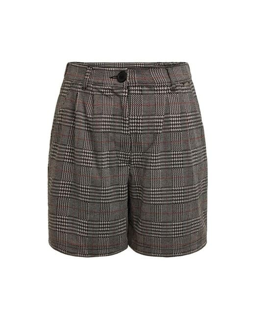 Guess Gray Multicolor Polyester Shorts