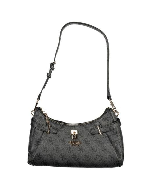 Guess Black Polyurethane Handbag