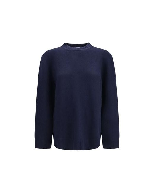 Prada Blue Wool Oves Aries Sweatshirt