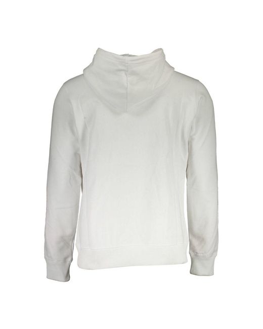 Calvin Klein Gray White Cotton Men's Sweater for men