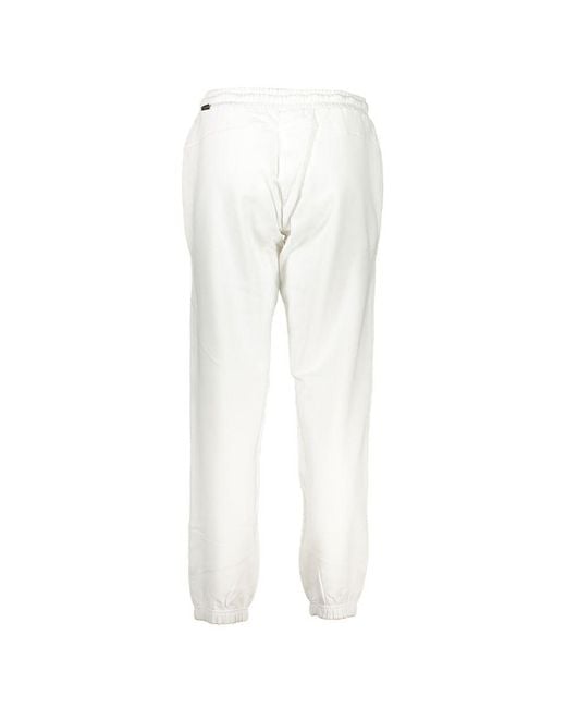 Napapijri White Nero Poliestere Men's Waterproof Jacket