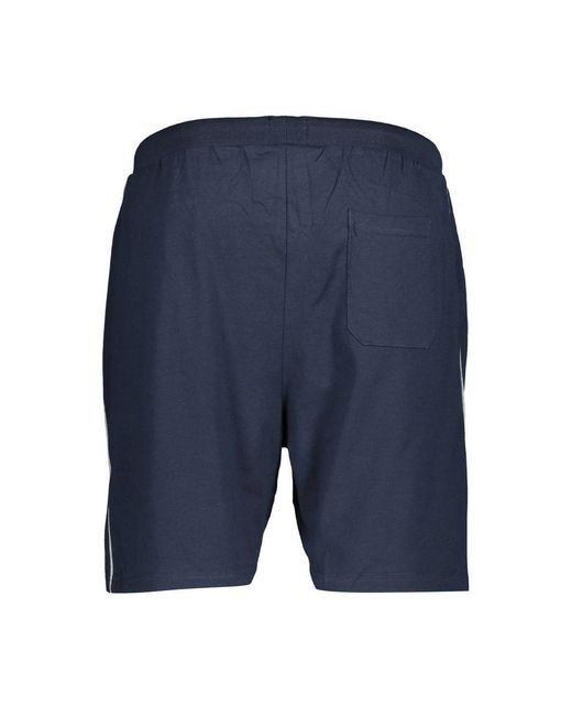 Gianmarco Venturi Blue Cotton Men's Track Pant for men
