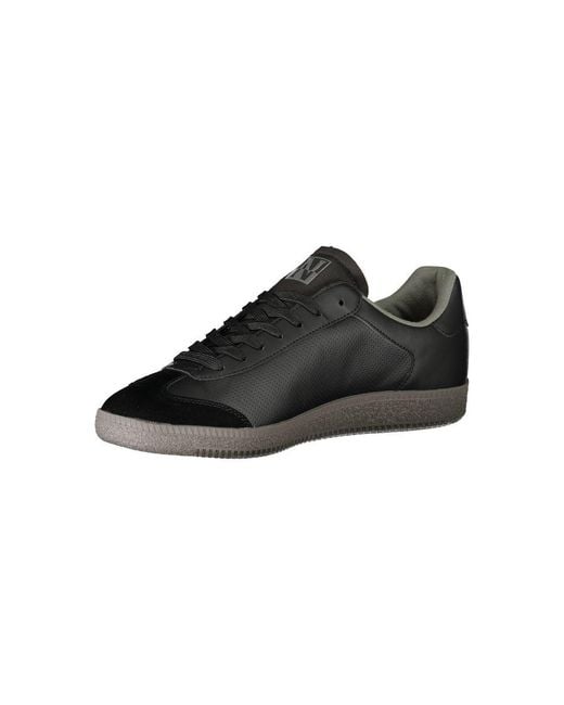 Napapijri Black Polyester Sneaker for men