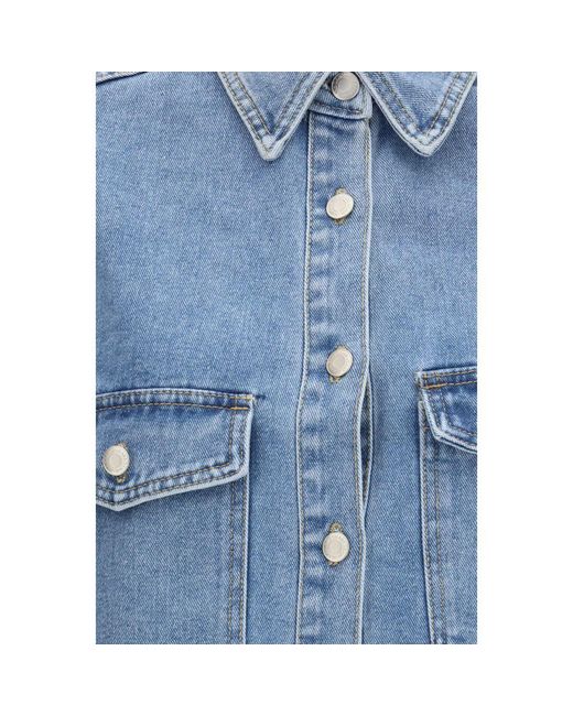 Ella Blue Cotton Denim Jacket