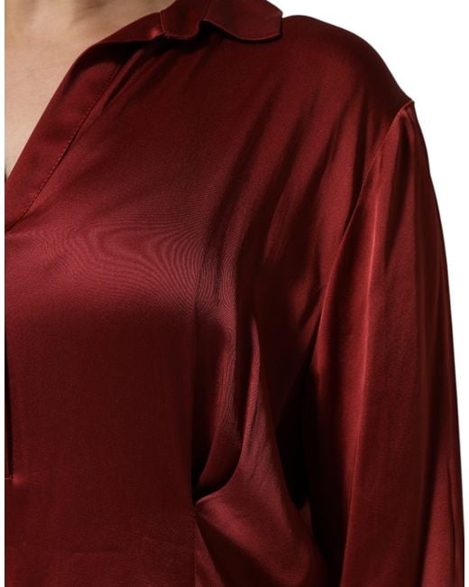 Fabiana Filippi Collared Aline Midi Dress